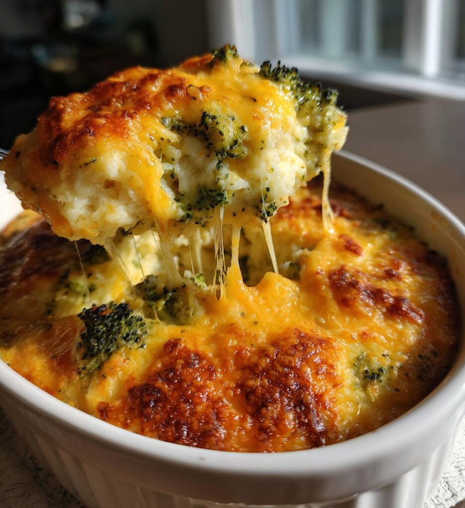 Cheesy Broccoli Rice Casserole