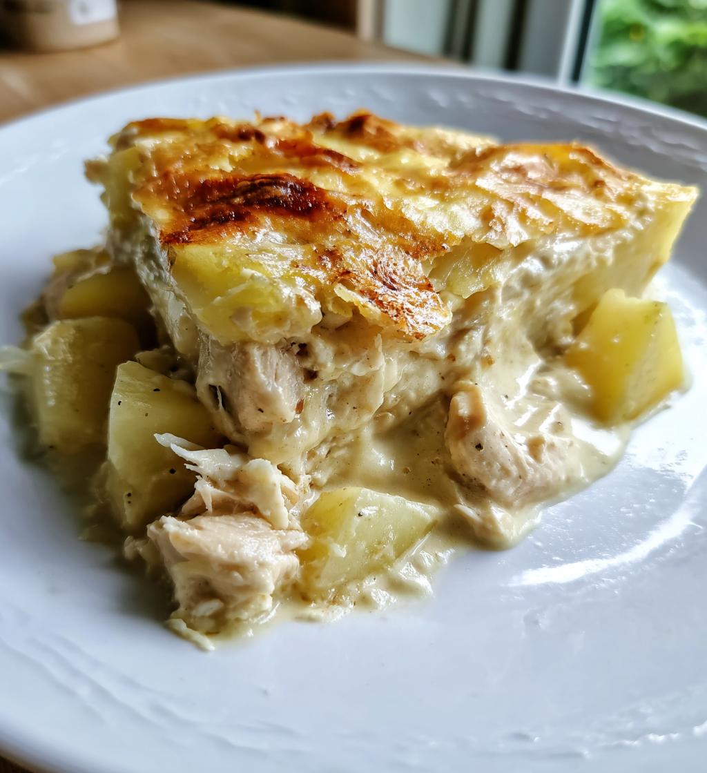 Creamy Chicken and Potato Bake: The Best Comfort Food Recipe - step by step
