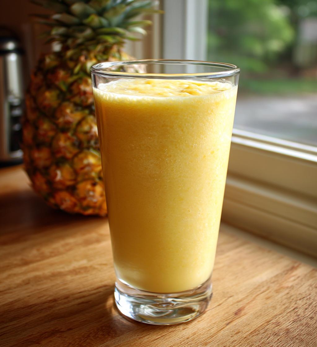 pineapple smoothie recipe easy