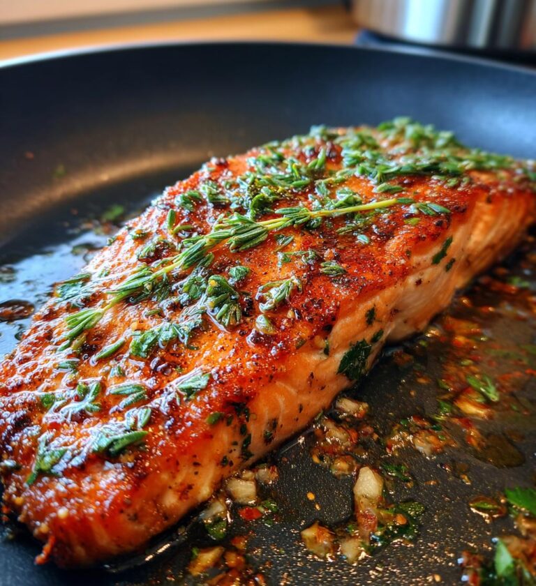 air fryer salmon with garlic