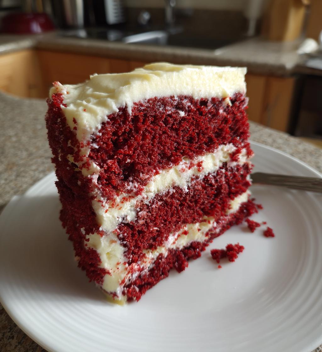 Red Velvet Cake Recipe Homemade - The Best Simple Dessert Ever - step by step