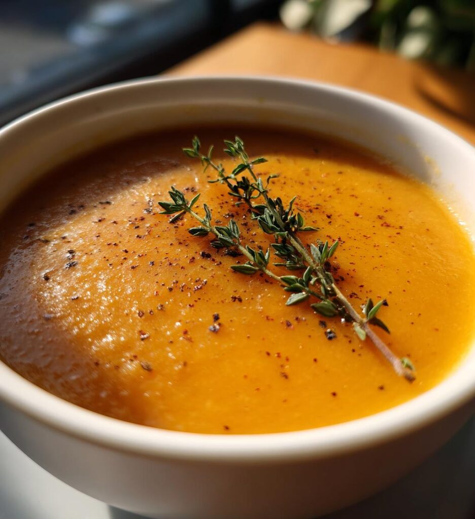 creamy sweet potato soup