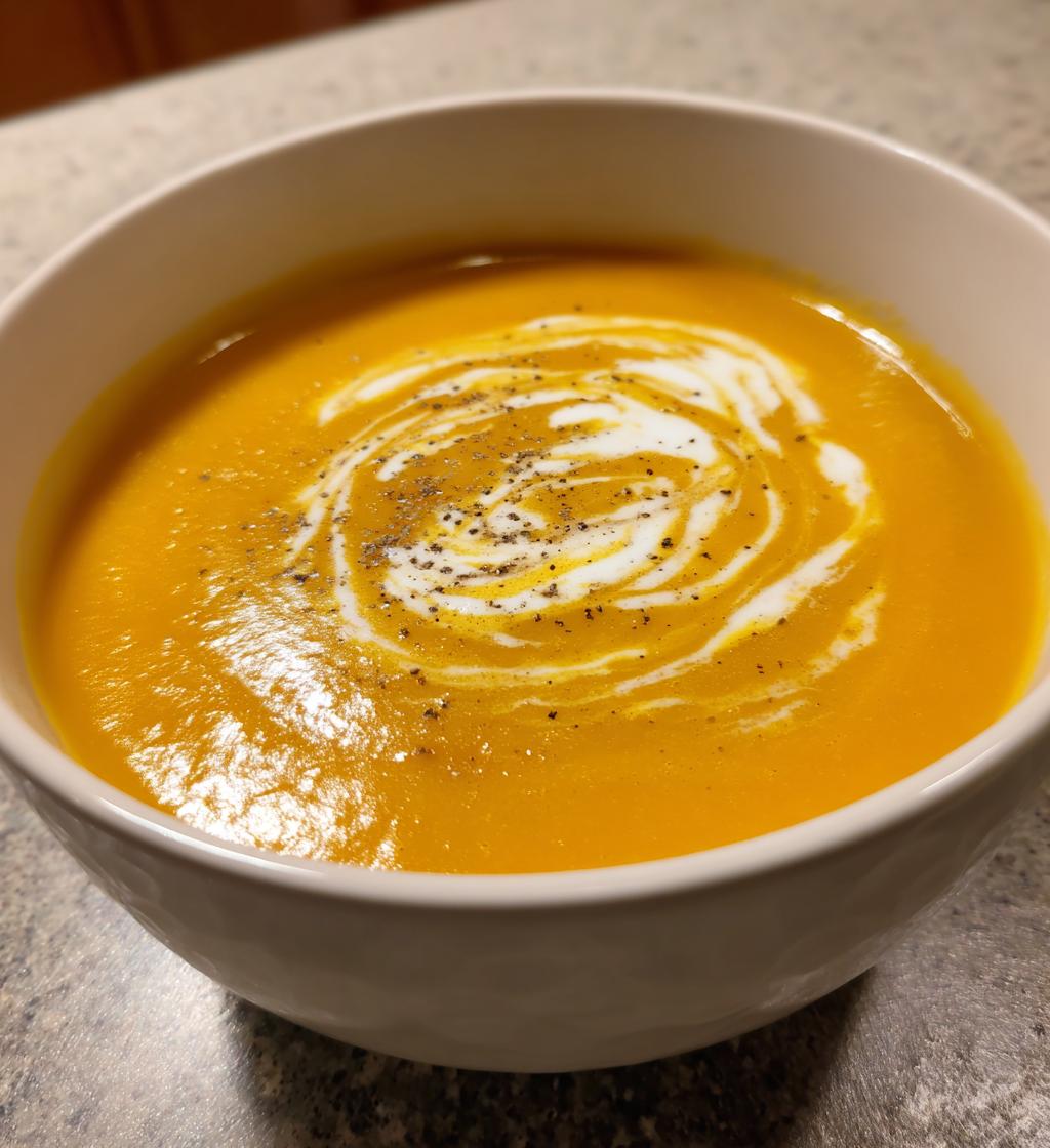 Creamy Butternut Squash Soup - Easy and Delicious Recipe - step by step