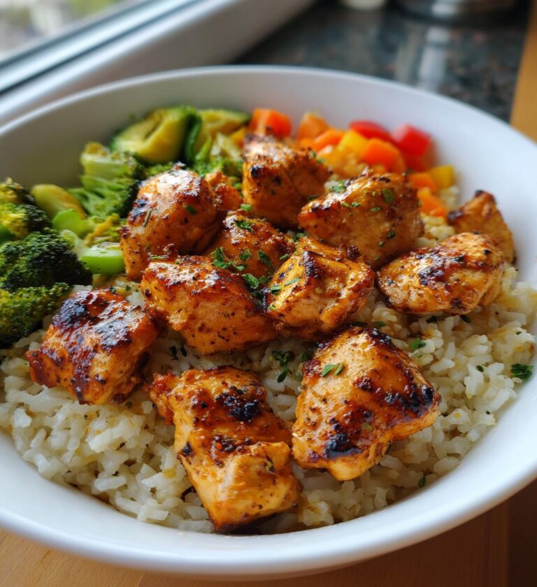 meal prep chicken bowls for the week