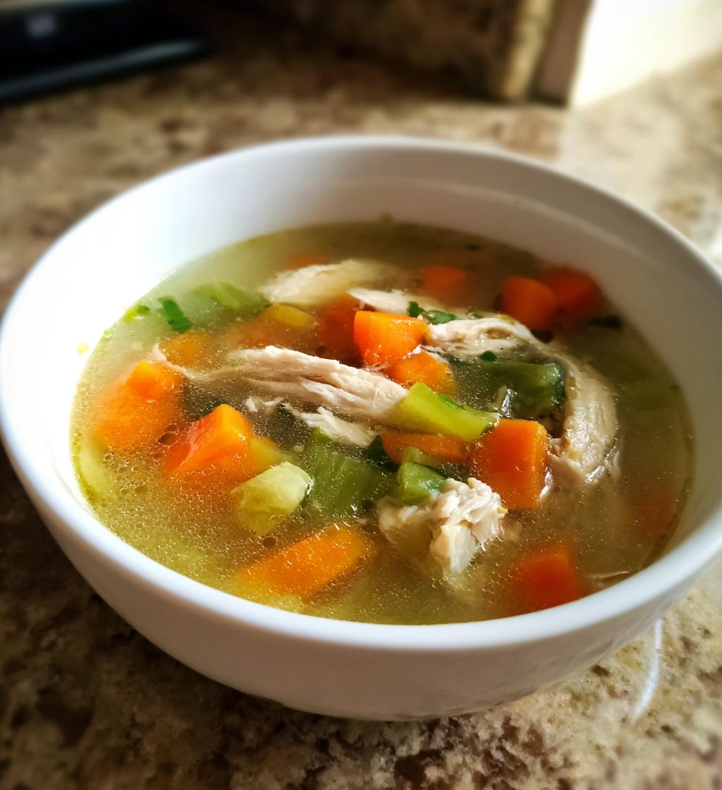 Chicken and Vegetable Soup - A Quick and Delicious Comfort Dish - step by step