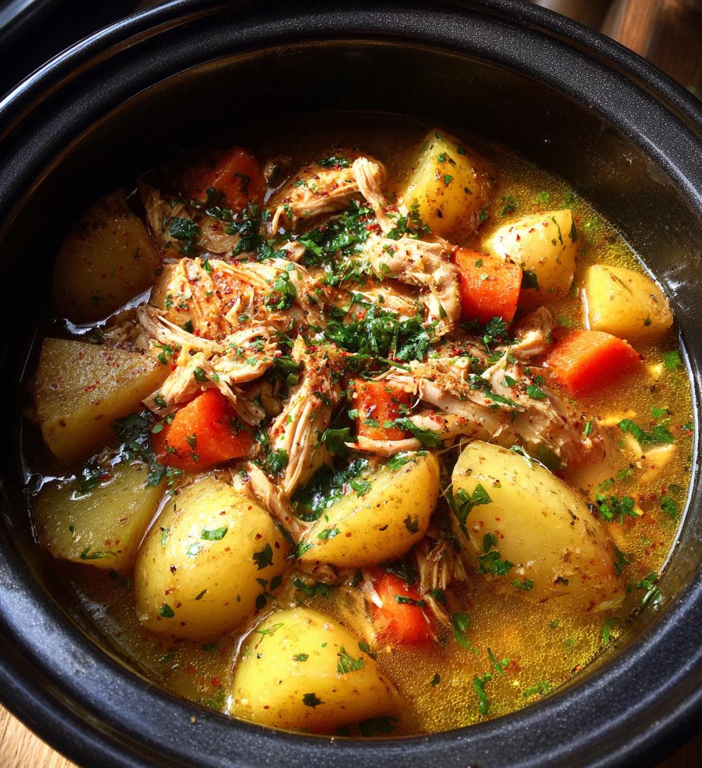 Slow Cooker Chicken and Potatoes: Juicy and Delicious Dinner Idea - step by step